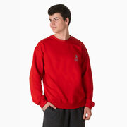 Baseball Crewneck Sweatshirt - Baseball Player (Back Design)