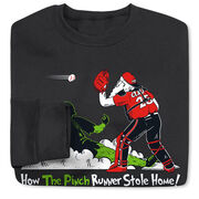 Baseball Crewneck Sweatshirt - How The Pinch Stole Home
