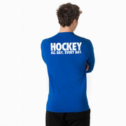 Hockey Tshirt Long Sleeve - All Day Every Day (Back Design)