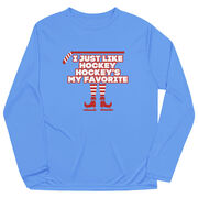 Hockey Long Sleeve Performance Tee - Hockey's My Favorite