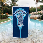 Guys Lacrosse Beach Towel - Lax Time