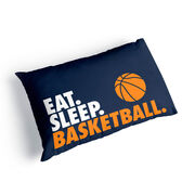 Basketball Pillowcase - Eat Sleep Basketball