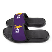 Guys Lacrosse Repwell&reg; Slide Sandals - Latitude Lax Player with Number