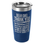 Baseball 20 oz. Double Insulated Tumbler - Dear Dad