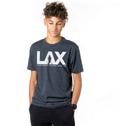 Guys Lacrosse Short Sleeve T-Shirt - I'd Rather Lax