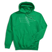 Crew Hooded Sweatshirt - Crew Row Team Sketch