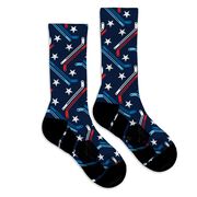 Hockey Graphic Flex Mid-Calf Socks - All American