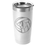 Volleyball 20 oz. Double Insulated Tumbler - Monogram Ball