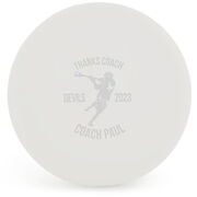 Lacrosse Thanks Coach Player Male Laser Engraved Lacrosse Ball (White Ball)