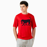 Soccer Short Sleeve Performance Tee - Spot The Soccer Dog