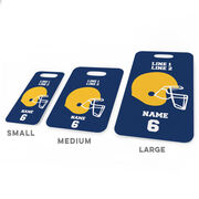 Football Bag/Luggage Tag - Personalized Team Helmet