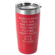 Running 20oz. Double Insulated Tumbler - Always Find Time