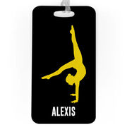 Gymnastics Bag/Luggage Tag - Personalized Gymnast Girl