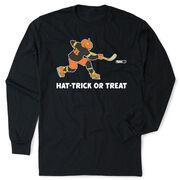 Hockey Tshirt Long Sleeve - Hat-Trick or Treat