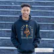 Guys Lacrosse Hooded Sweatshirt - Lone Star Lacrosse