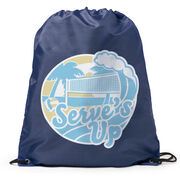 Volleyball Drawstring Backpack - Serve's Up