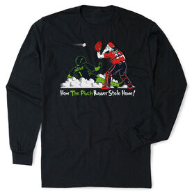 Baseball Tshirt Long Sleeve - How The Pinch Stole Home