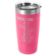 Basketball 20 oz. Double Insulated Tumbler - Basketball Father Words