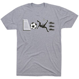 Soccer Short Sleeve T-Shirt - Soccer Love