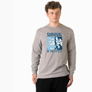 Hockey Tshirt Long Sleeve - Survival of the Fittest