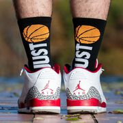 Basketball Mid-Calf Sock - Just Ball