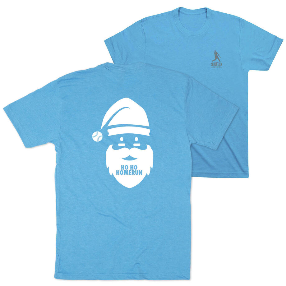 Baseball Short Sleeve T-Shirt - Ho Ho Homerun (Back Design)