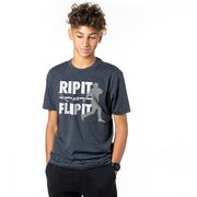 Baseball Tshirt Short Sleeve Rip It Flip It