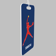 Softball Bag/Luggage Tag - Personalized Softball Pitcher