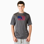 Baseball Short Sleeve Performance Tee - Baseball Land That We Love