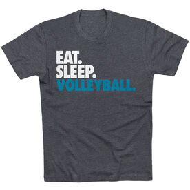 Volleyball T-Shirt Short Sleeve Eat. Sleep. Volleyball.