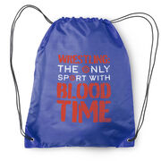 Wrestling Drawstring Backpack - Blood Time