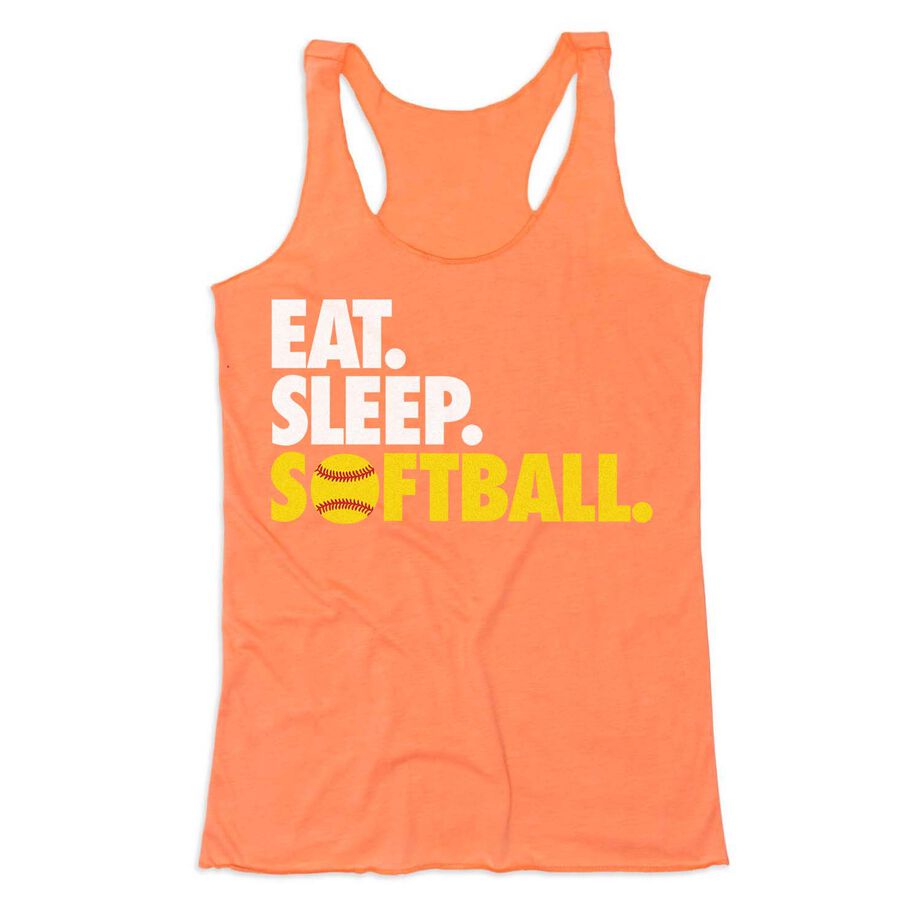 Softball Women's Everyday Tank Top - Eat. Sleep. Softball