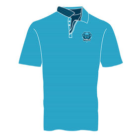 Custom Team Short Sleeve Polo Shirt - Wrestling Stripes