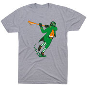 Guys Lacrosse Short Sleeve T-Shirt - Lacrosse Leprechaun