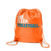 Volleyball Sport Pack Cinch Sack Eat. Sleep. Volleyball.