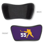 Hockey Repwell&reg; Slide Sandals - Hockey Slapshot with Number
