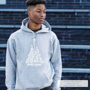 Lacrosse Hooded Sweatshirt - Merry Laxmas Tree