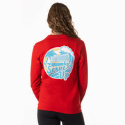Volleyball Tshirt Long Sleeve - Serve's Up (Back Design)