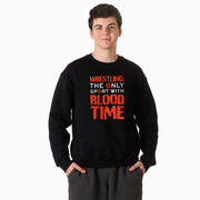 Wrestling Crewneck Sweatshirt - Blood Time