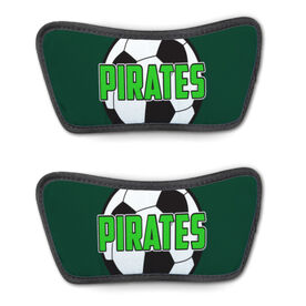 Soccer Repwell&reg; Sandal Straps - Soccer Ball with Text