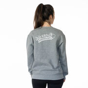 Pickleball Crewneck Sweatshirt - Kind Of A Big Dill (Back Design)