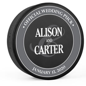 Personalized Hockey Puck - Official Wedding Puck