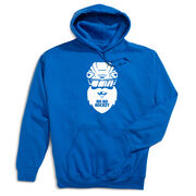 Hockey Hooded Sweatshirt - Ho Ho Santa Face