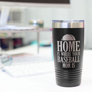 Baseball 20oz. Double Insulated Tumbler - Home Is Where Your Baseball Mom Is