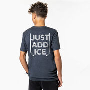 Hockey Short Sleeve T-Shirt - Just Add Ice™ (Back Design)