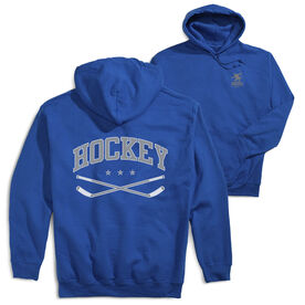 Hockey Hooded Sweatshirt - Varsity Hockey (Back Design) 