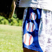 Baseball Beckett&trade; Shorts - Navy Digital Camo