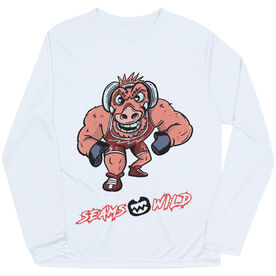 Seams Wild Wrestling Long Sleeve Tech Tee - Rollez