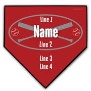 Baseball Personalized Team Home Plate Plaque