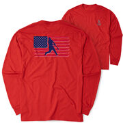 Baseball Tshirt Long Sleeve - Baseball Land That We Love (Back Design)